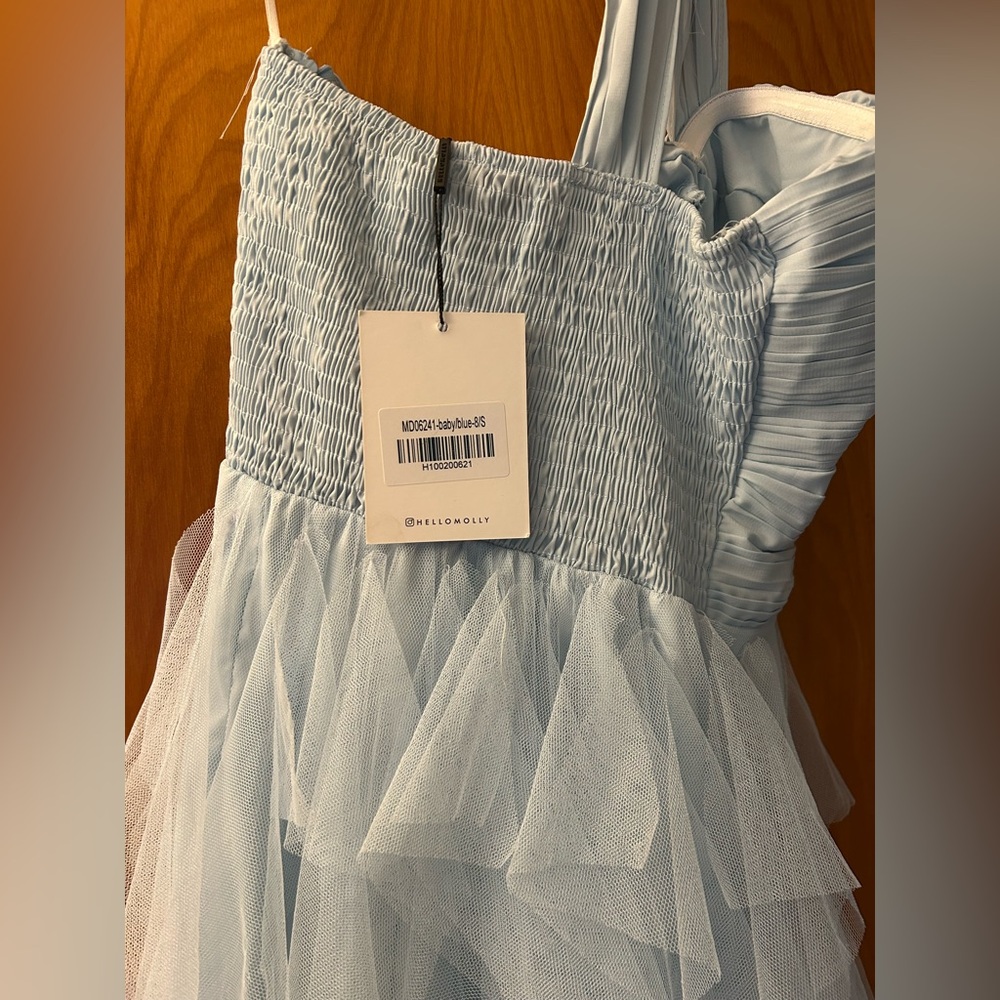 Lavish Style Tulle Maxi Dress Blue Hello Molly - Picture 8 of 12